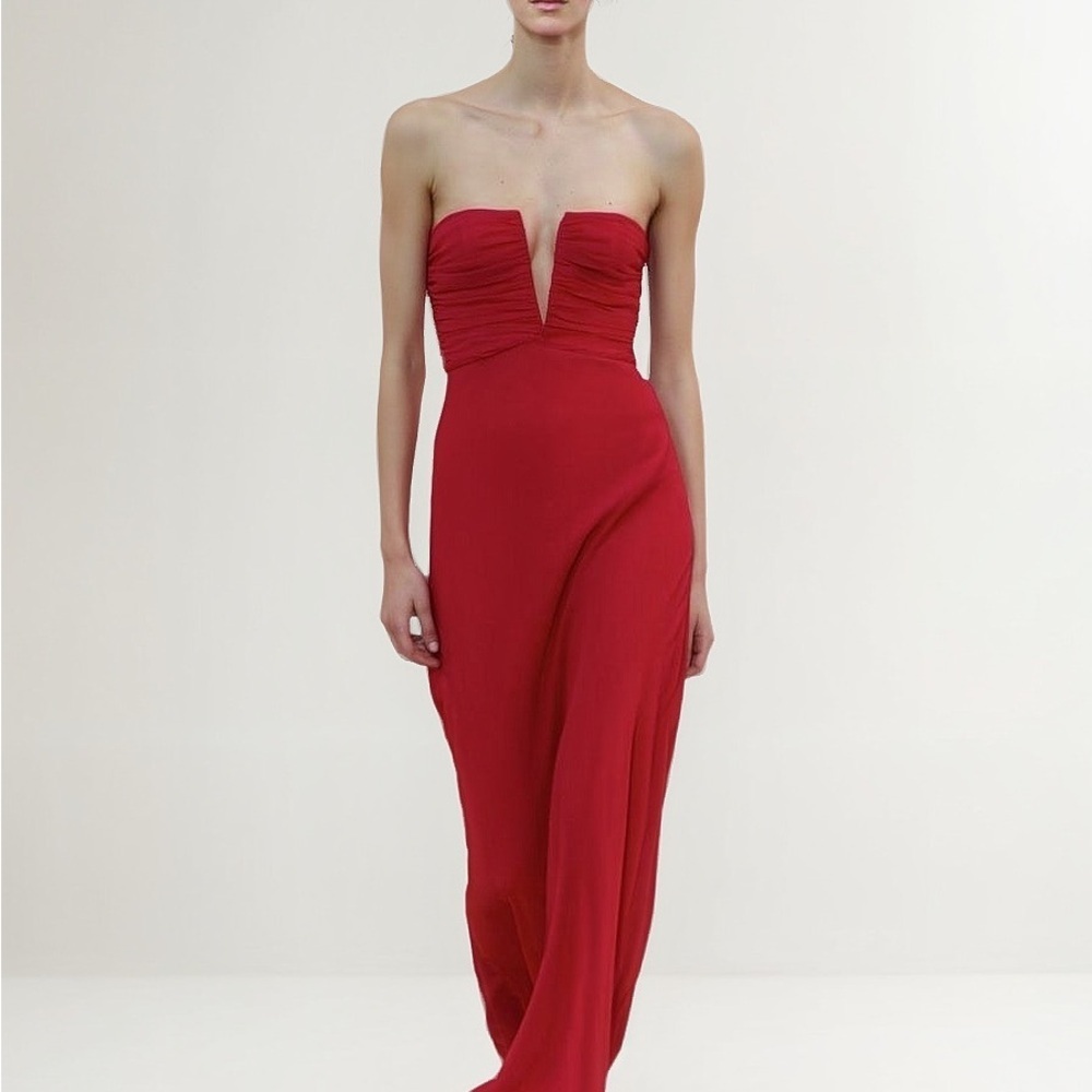 ZARA RUCHED STRAPLESS DRESS SIZE S NWT - Picture 11 of 13